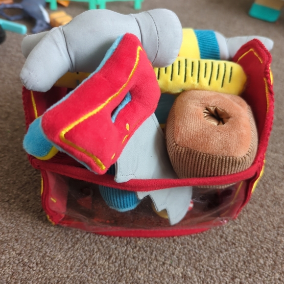 Melissa & Doug soft plush first toddler tool box/tools with vibrating drill - Picture 1 of 7